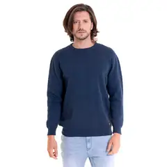 POTROS - Sweater Jaqcuard Azul Marino