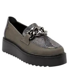 POLLINI - Zapato Casual Mujer Gris