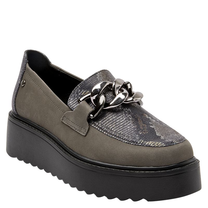 POLLINI - Zapato Casual Mujer Gris Pollini
