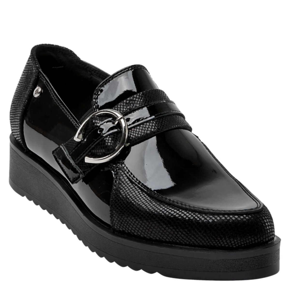 POLLINI - Zapato Casual Mujer Negro Pollini