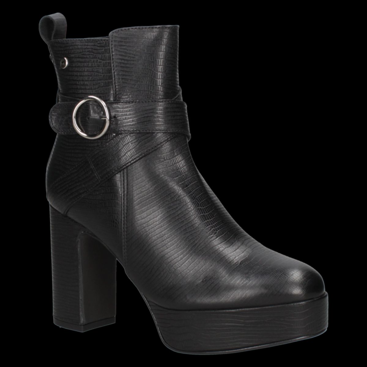 MINGO - Botín Casual Mujer Negro Mingo