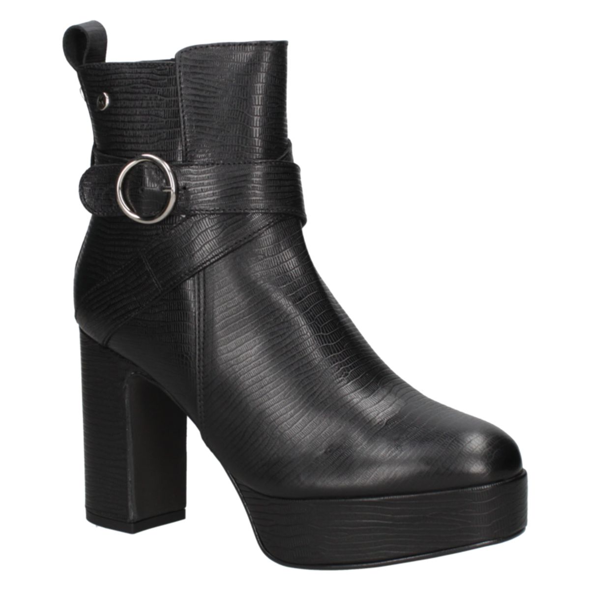 MINGO - Botín Casual Mujer Negro Mingo