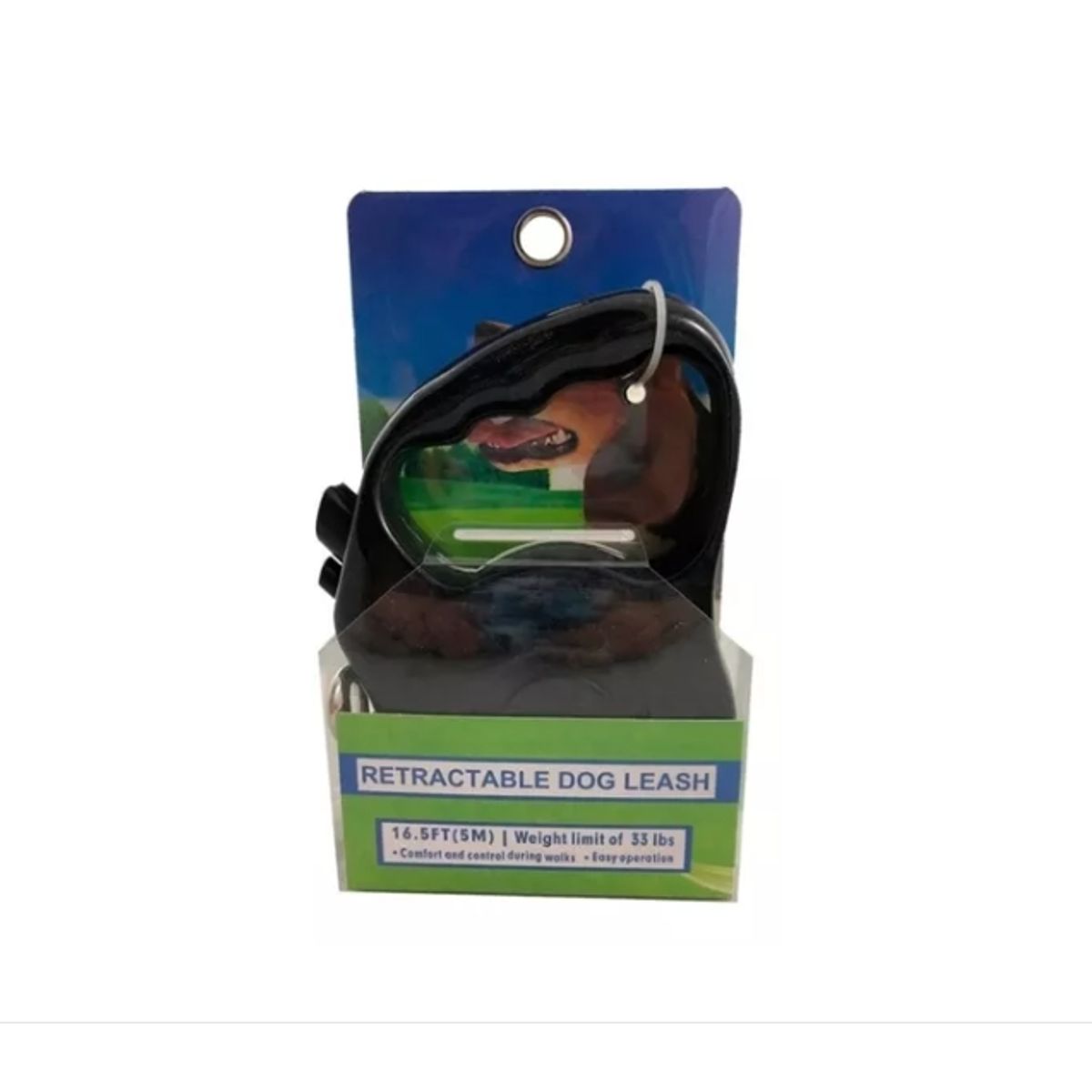 GENERICO - Correa De Mascota Retractil 3Mts Negro