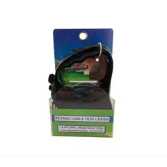 GENERICO - Correa De Mascota Retractil 3Mts Negro