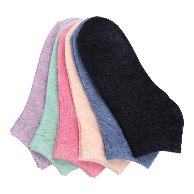 BATA - Calcetín Mujer Bata 6Pack Liner Colores Multicolor