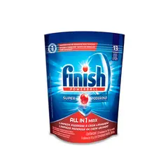 FINISH - Detergente Lavavajillas Tabletas Todo en Uno 13 Un