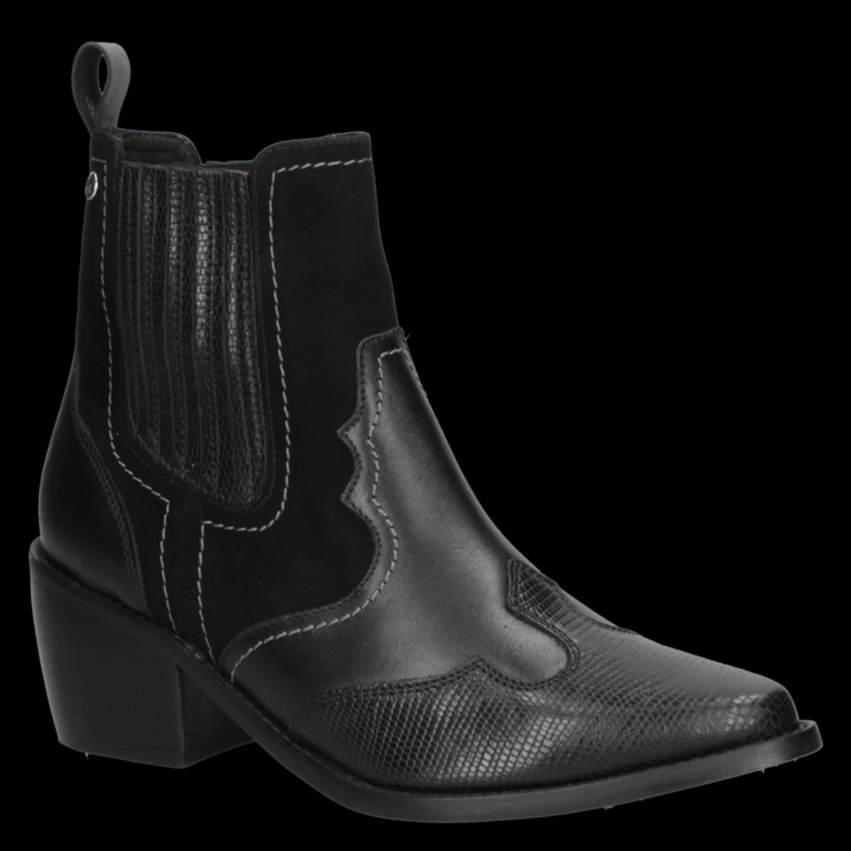 MINGO - Botín Casual Mujer Negro Mingo