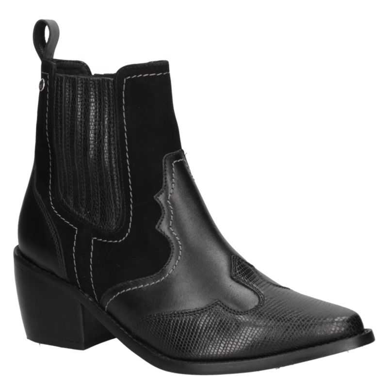 MINGO - Botín Casual Mujer Negro Mingo