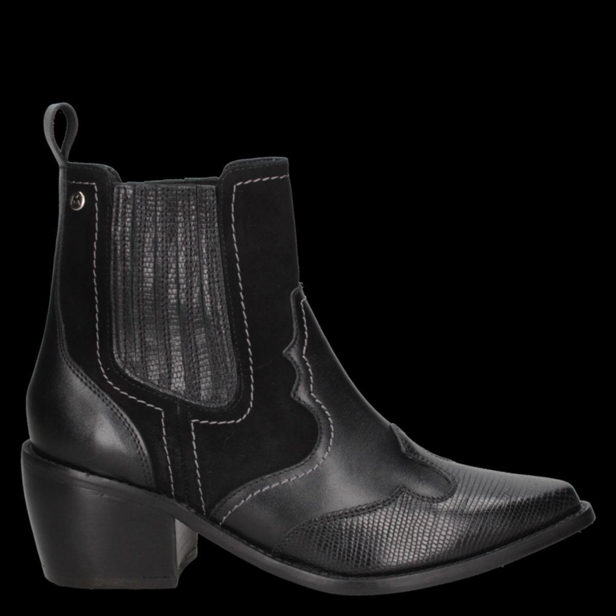 MINGO - Botín Casual Mujer Negro Mingo