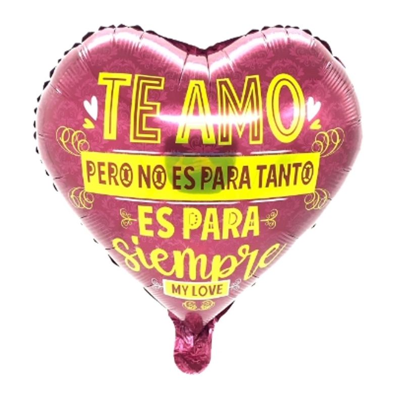 GENERICO - Globos Metalicos  San Valentin Te Amo X1
