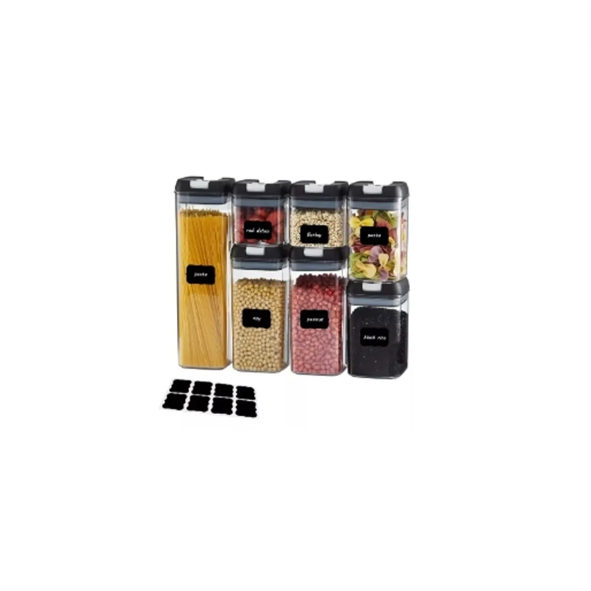 GENERICO - Set 7 contenedores de alimentos