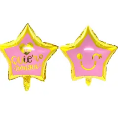 GENERICO - Globo Metálico Estrella Te Quiero Amigui 45 Cm