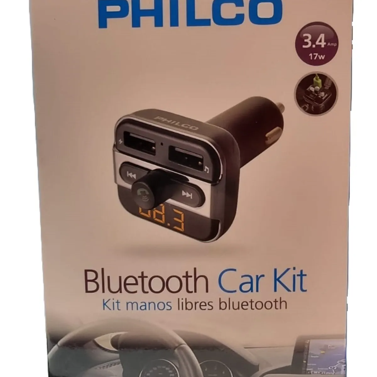 PHILCO - KIT BLUETOOTH PARA VEHICULO PHILCO