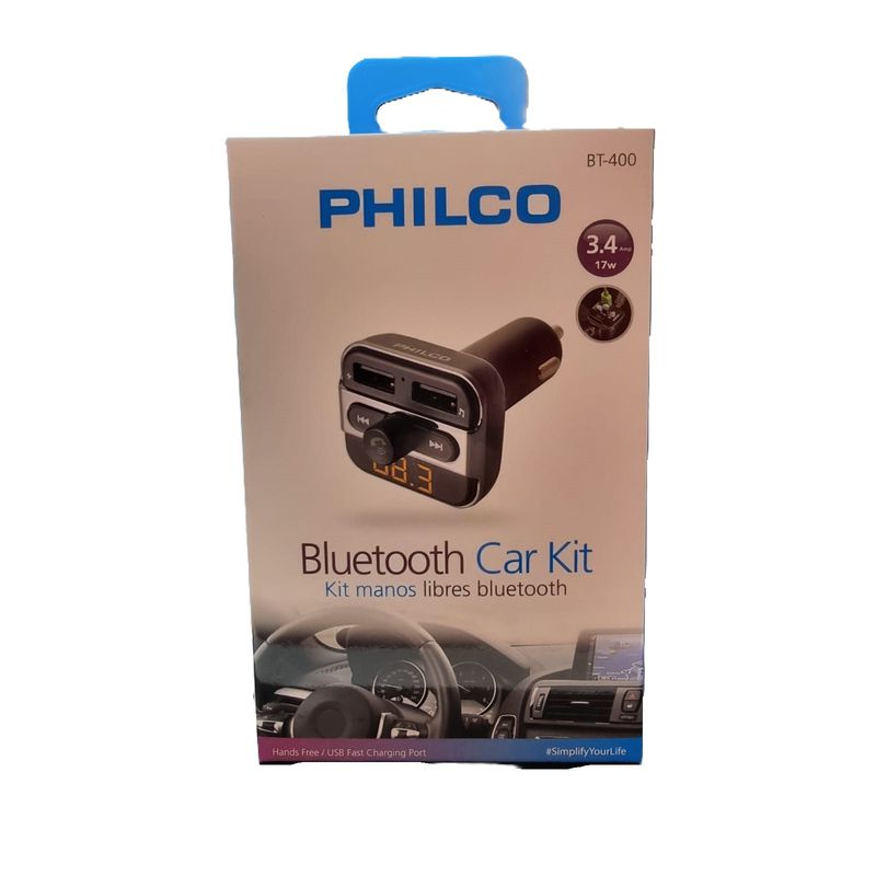 PHILCO - KIT BLUETOOTH PARA VEHICULO PHILCO