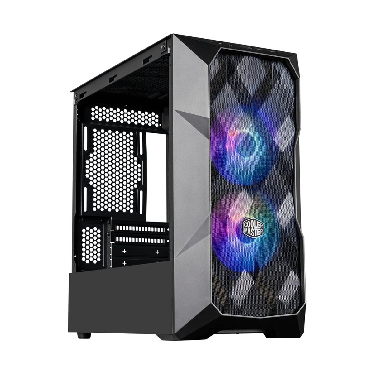 COOLER MASTER - Gabinete Gamer Cooler Master TD300 Mesh A-RGB M-ATX Mini-ITX Black