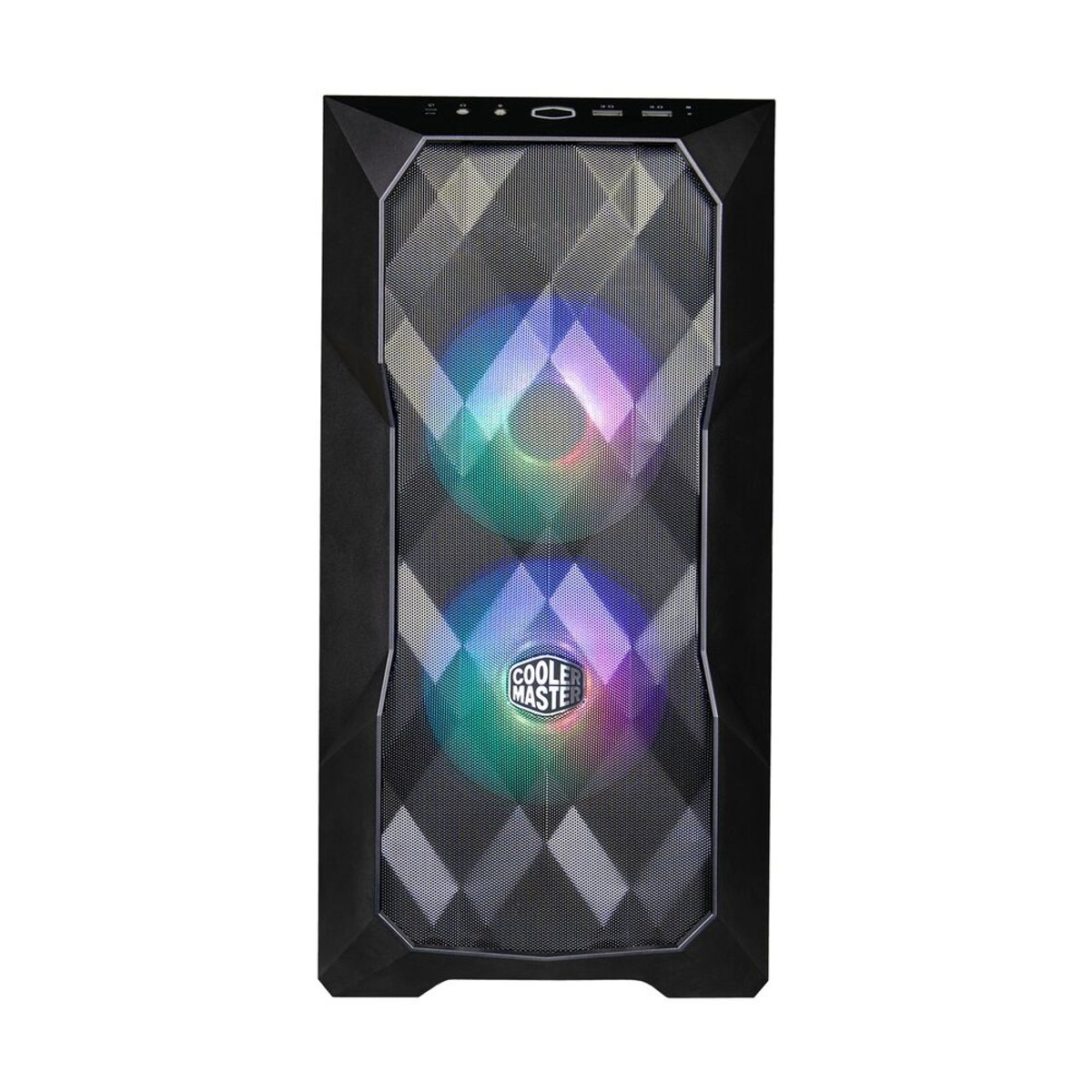 COOLER MASTER - Gabinete Gamer Cooler Master TD300 Mesh A-RGB M-ATX Mini-ITX Black