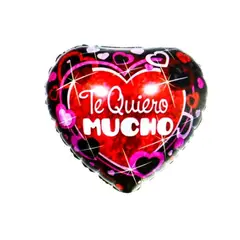 GENERICO - Globo Metálico Corazón San Valentín X1 uni