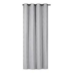 CLEMS CORTINAS - Cortina Tradicional 100% Blackout Geometrica Gris