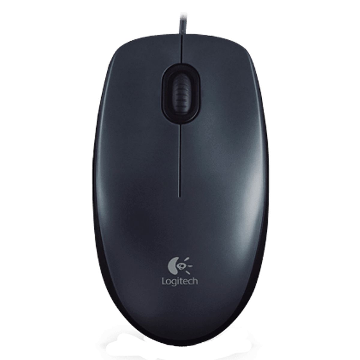 LOGITECH - Logitech M90 Mouse Alámbrico, USB, 1000DPI, para Mac-PC, Color Negro