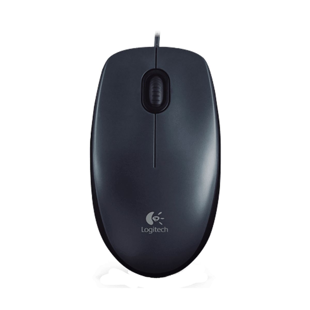 LOGITECH - Logitech M90 Mouse Alámbrico, USB, 1000DPI, para Mac-PC, Color Negro