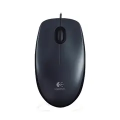 LOGITECH - M90 Mouse Alambrico Color Negro