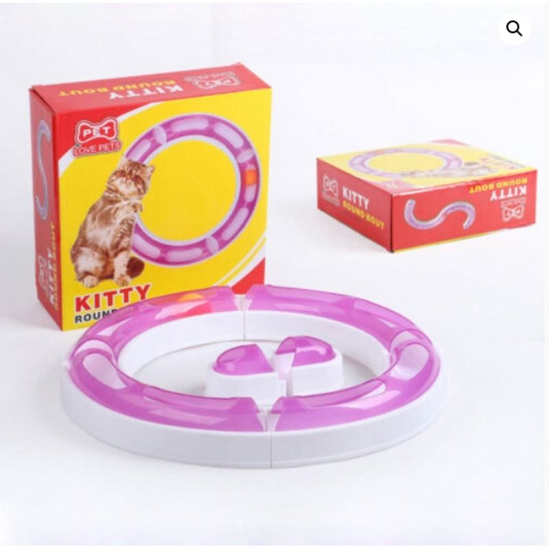 GENERICO - Laberinto Giratorio Para Mascotas Gatos Juguete