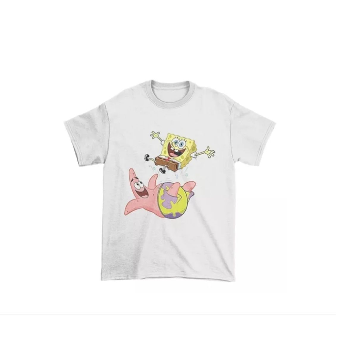 GENERICO - Polera Juvenil Niña Niño Bob Esponja Patricio Juego Algodon