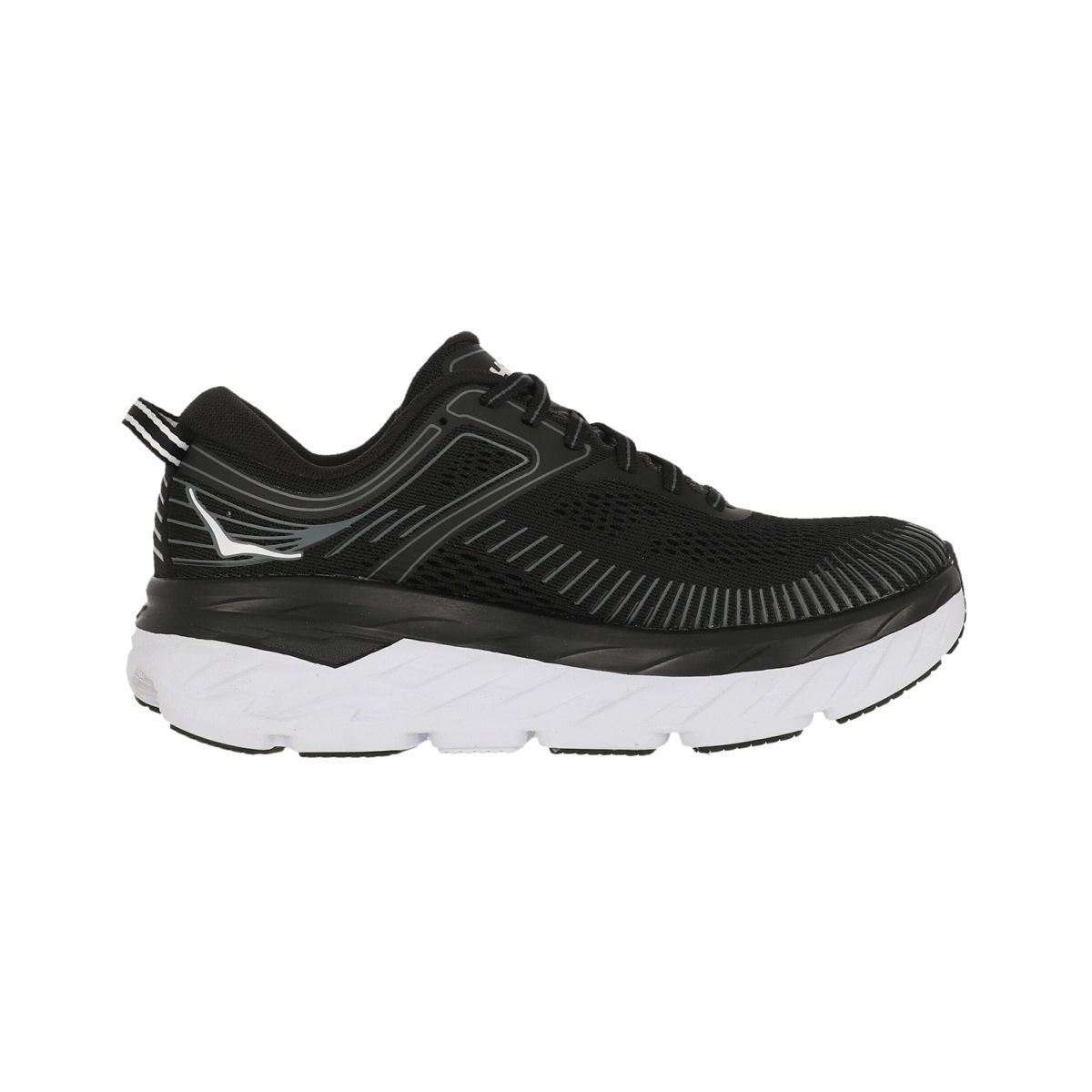 HOKA - Zapatillas Mujer Running Hoka Bondi 7 Black/White