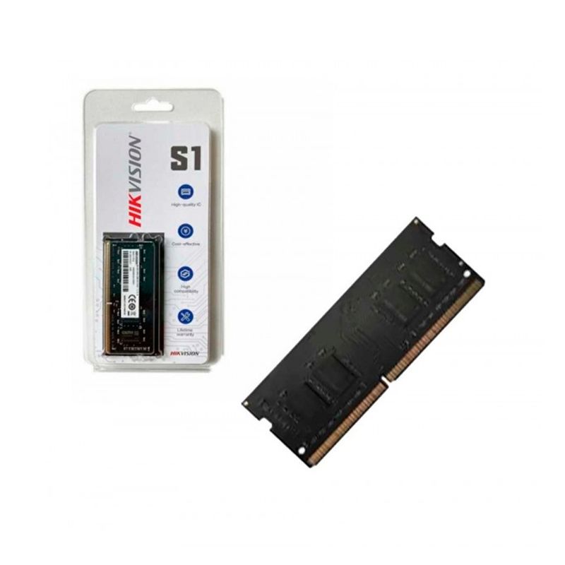 HIKVISION - Memoria RAM Hikvision SODIMM DDR4 2666 MHZ 4GB HKED4042BBA1D0ZA1 BG