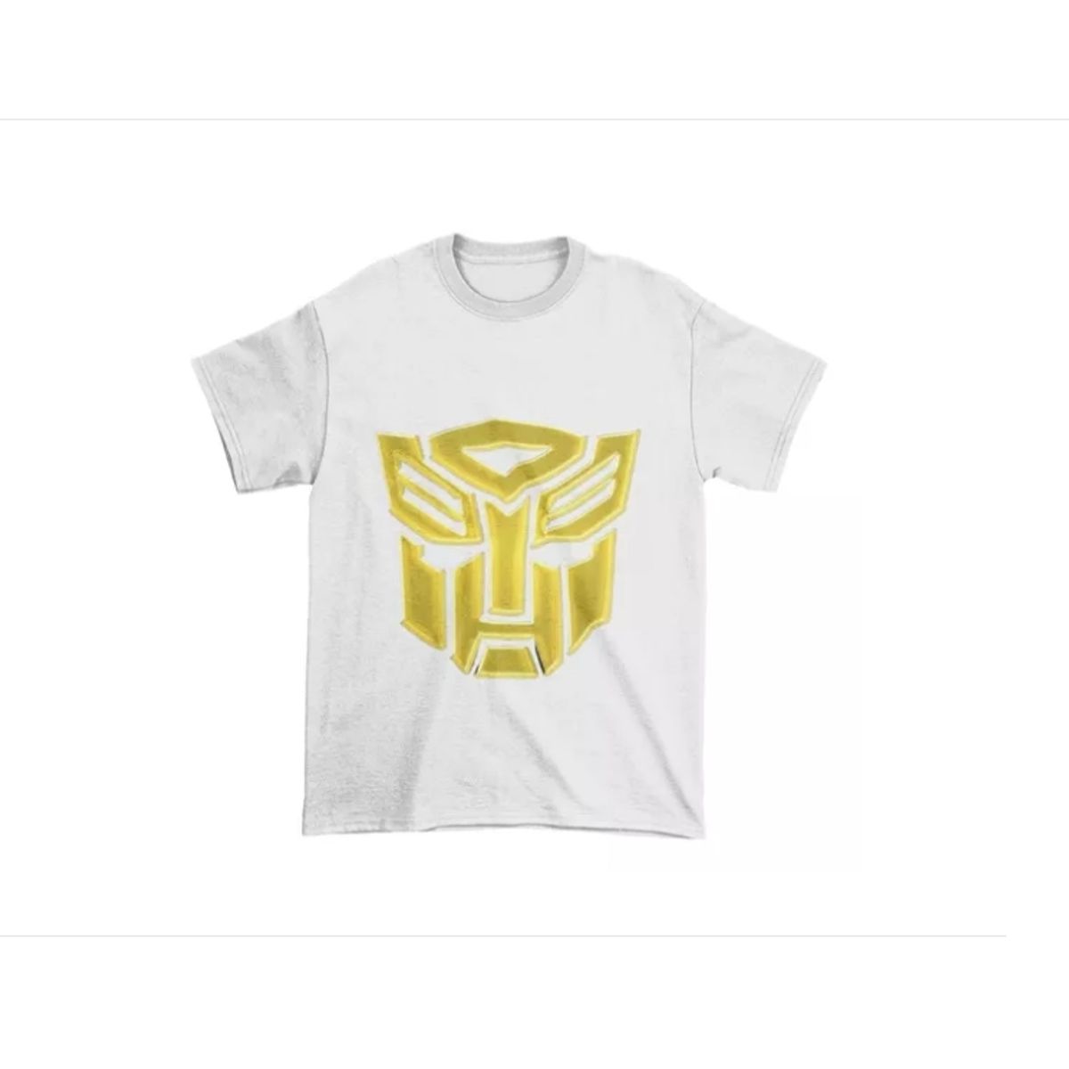 GENERICO - Polera Niño Niña Juvenil Transformers Robot Logo Estampado