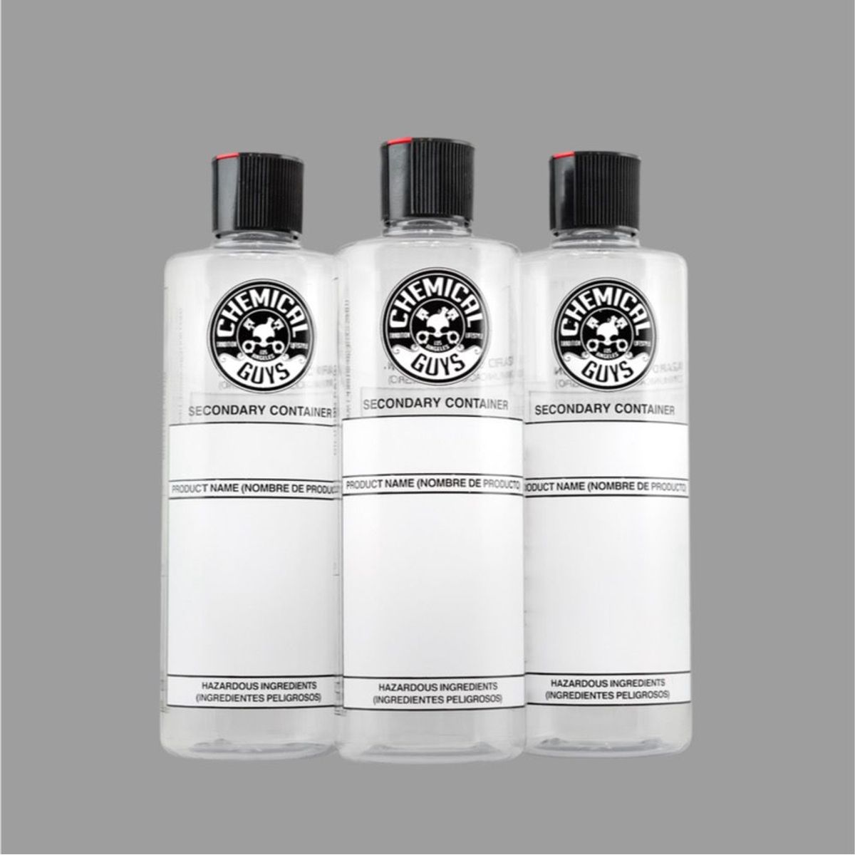 CHEMICAL GUYS - Botella Dilución sin Gatillo Chemical Guys 3 Unidades