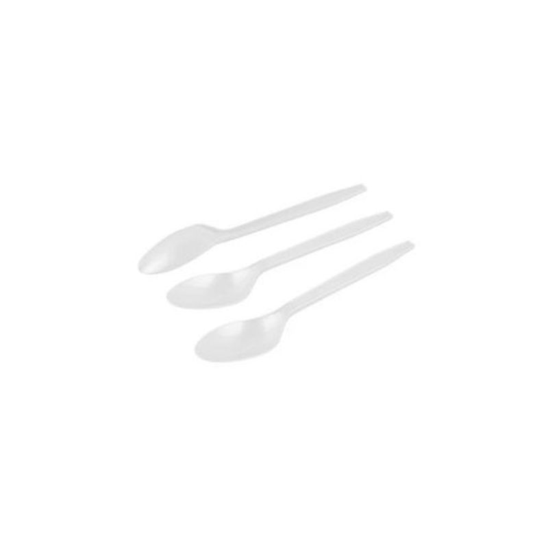 GENERICO - Cucharas Plasticas Transparentes 12pcs 15cm