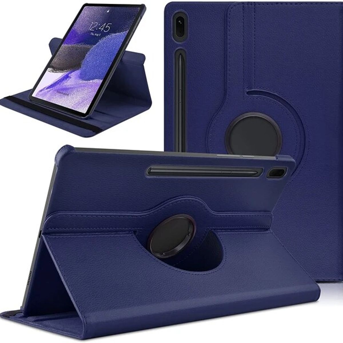 GENERICO - Carcasa Funda Giratoria Para Tablet Samsung S9 Fe 10.9 X510 Azul