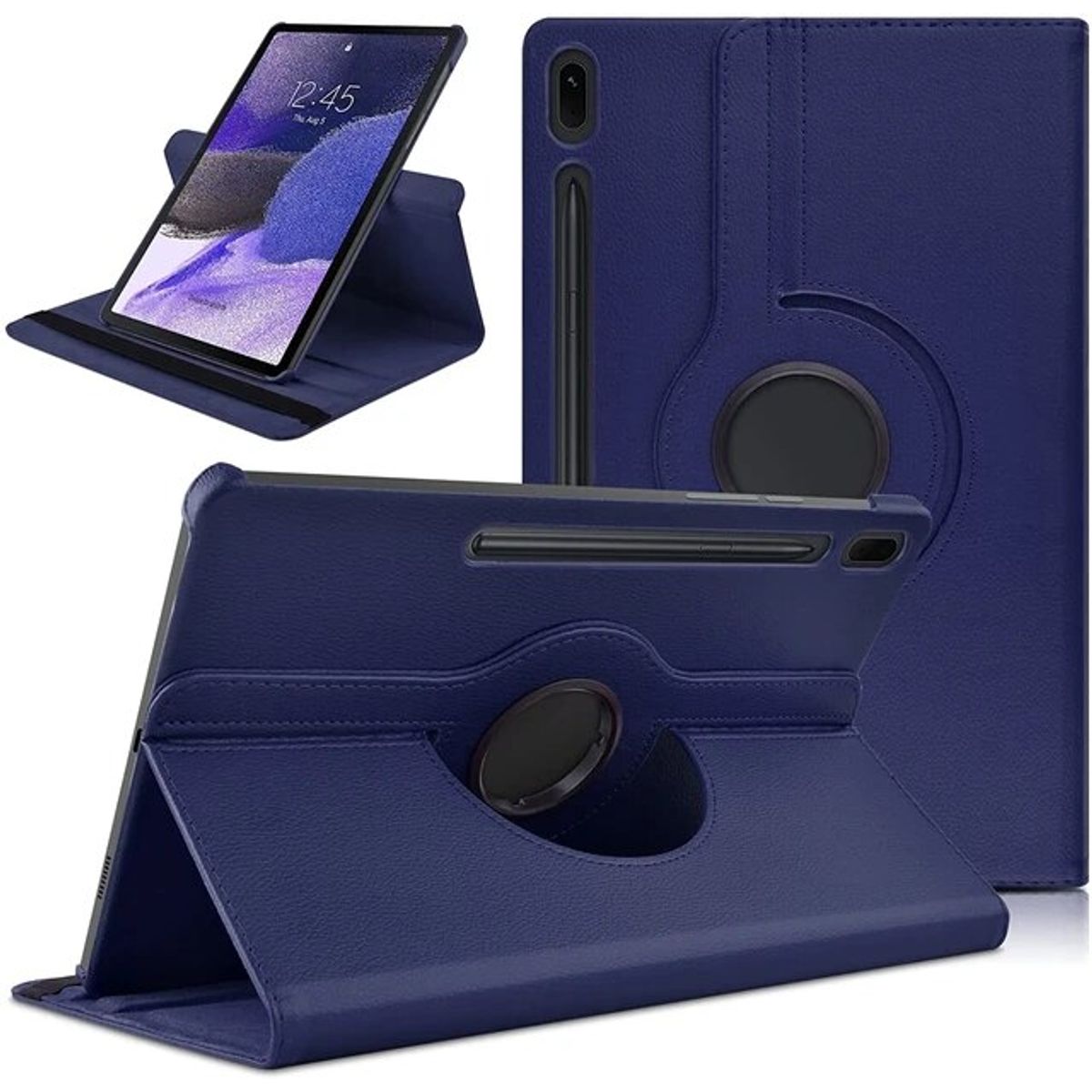 GENERICO - Carcasa Funda Giratoria Para Tablet Samsung S9 Fe 10.9 X510 Azul