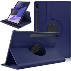 GENERICO - Carcasa Funda Giratoria Para Tablet Samsung S9 Fe 10.9 X510 Azul