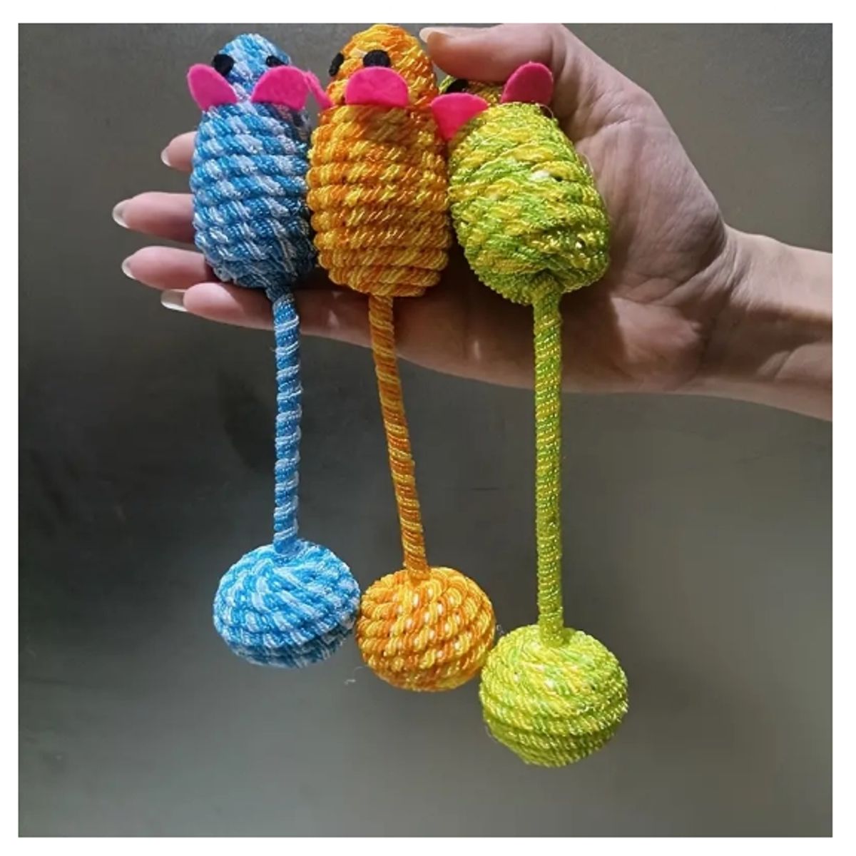 GENERICO - Juguete Ratón De Peluche Para Mascotas Para Masticar Gatos