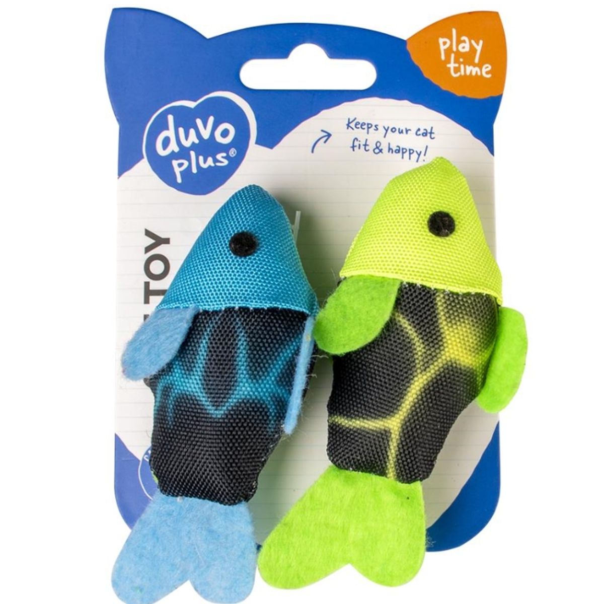 GENERICO - Juguete Pez De Peluche Para Gatos Set 2