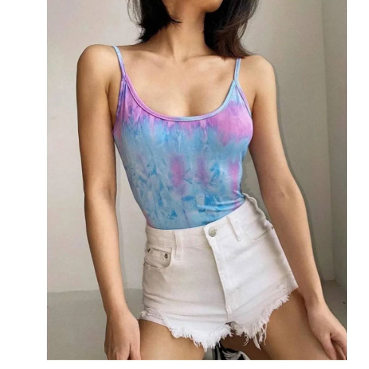 GARSIL - Body De Tirantes Para Mujer Con Fibra De Bambu - Diseño Estampado