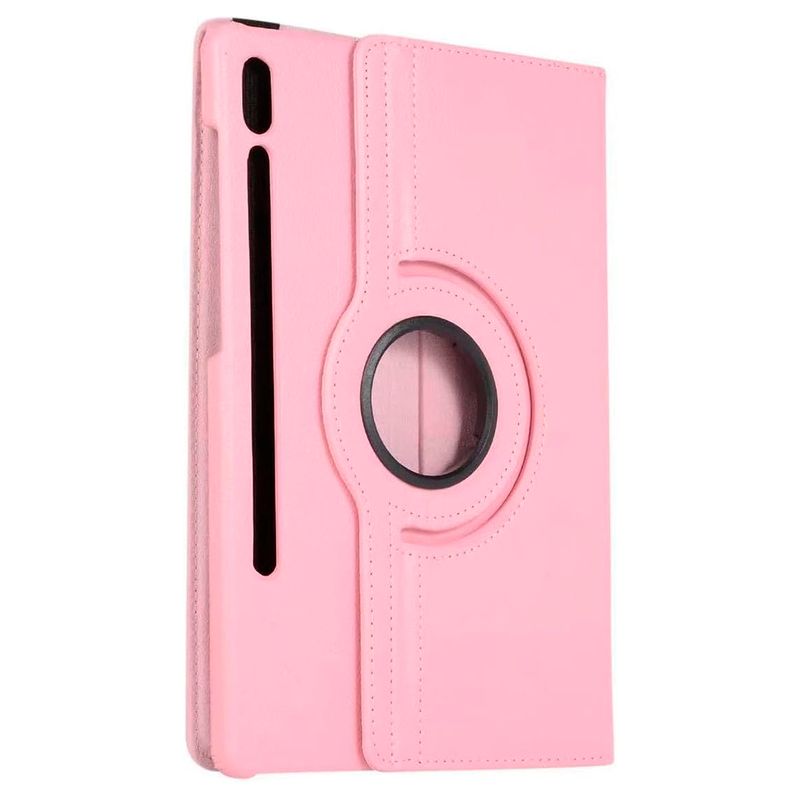 JOIGO - Carcasa Giratoria + Lamina Para Samsung S9 Fe 10.9 Pulg Rosa