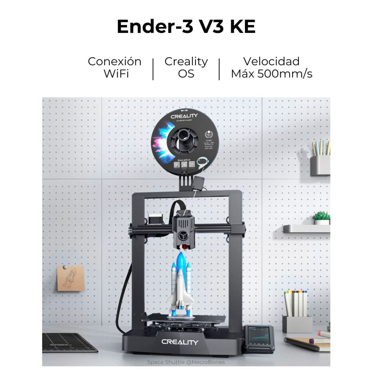 CREALITY - Ender-3 V3 KE Creality + 2 Filamentos PLA Ender