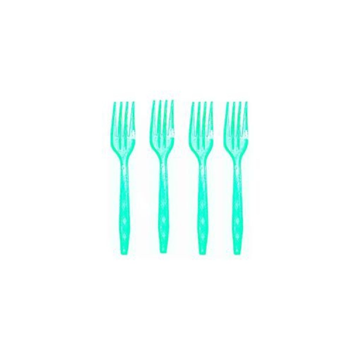 GENERICO - Tenedores Plasticos Color Rosa 12pcs 16cm