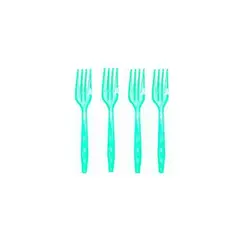 GENERICO - Tenedores Plasticos Color Rosa 12pcs 16cm