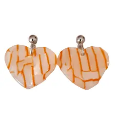 CATHALIFAUDJOYAS - Aros acrilico corazón