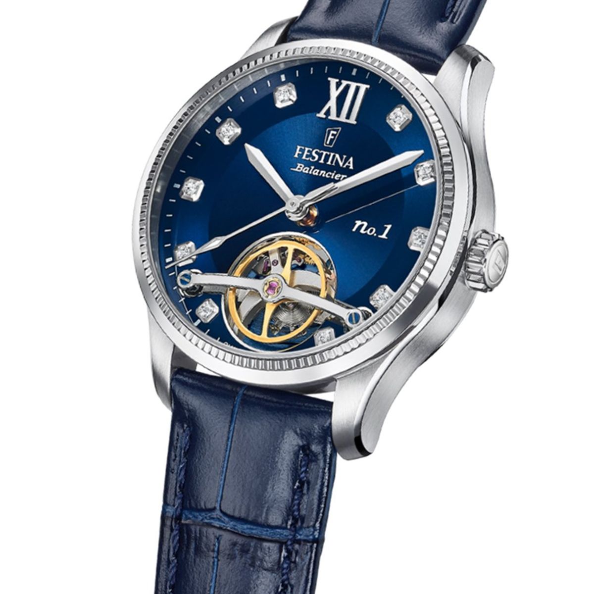 FESTINA SWISS - Reloj F0120/6 Festina Swiss Azul Mujer Swiss Made