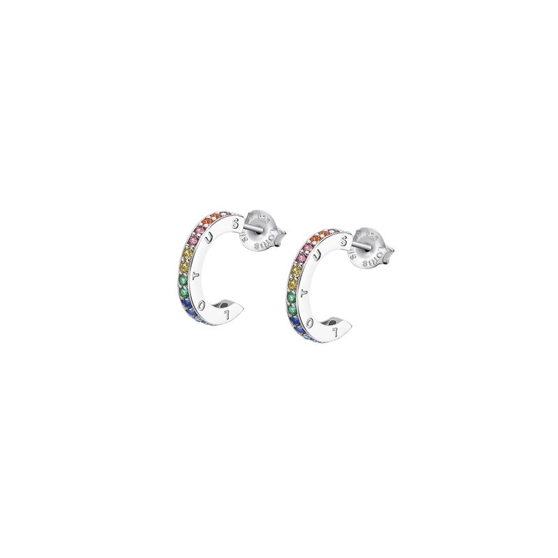 LOTUS SILVER - Aros LP1885-4/5 Lotus Silver Mujer Hoops
