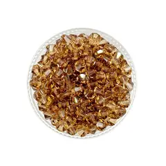 GENERICO - Set De 5 Docenas De Cristal De Swaroski 4 Mm - Cafe
