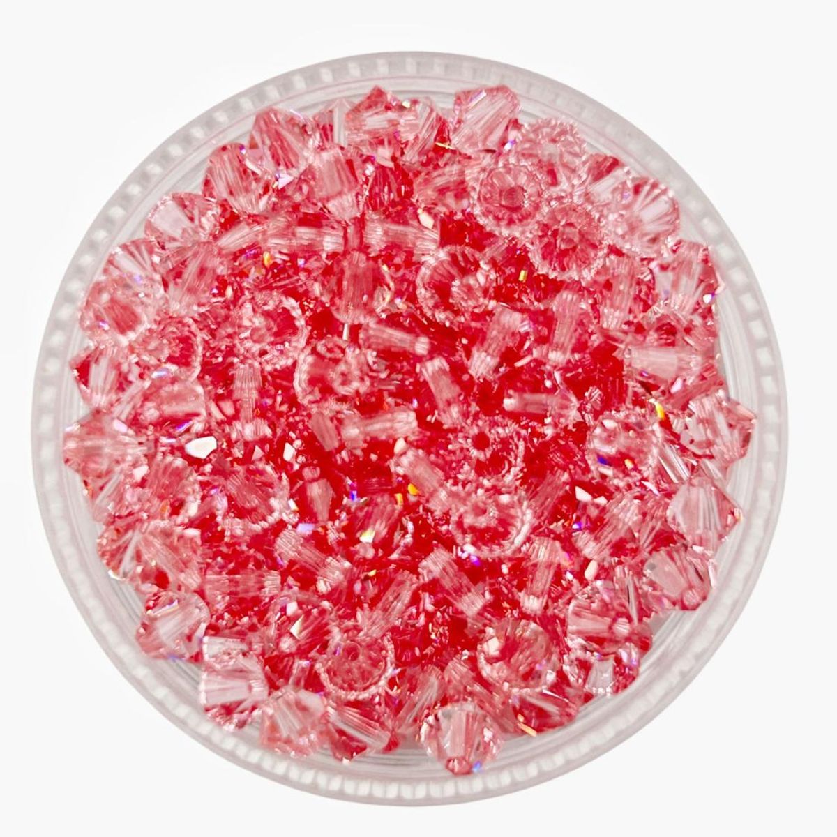 GENERICO - Set De 5 Docenas De Cristal De Swaroski 4 Mm - Rosa claro