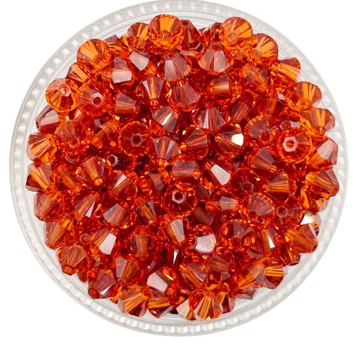 GENERICO - Set De 5 Docenas De Cristal De Swaroski 4 Mm - Terracota