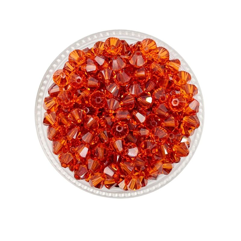 GENERICO - Set De 5 Docenas De Cristal De Swaroski 4 Mm - Terracota
