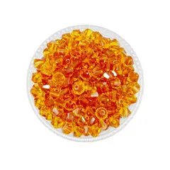 GENERICO - Set De 5 Docenas De Cristal De Swaroski 4 Mm - Ocre